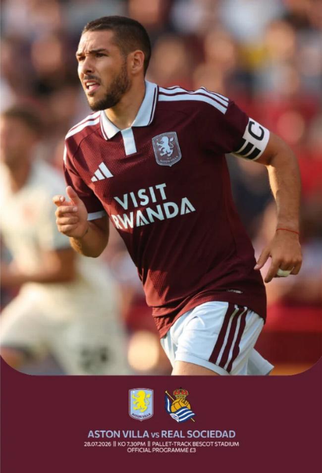 ASTON VILLA v REAL SOCIEDAD 2026/27 (FRIENDLY)